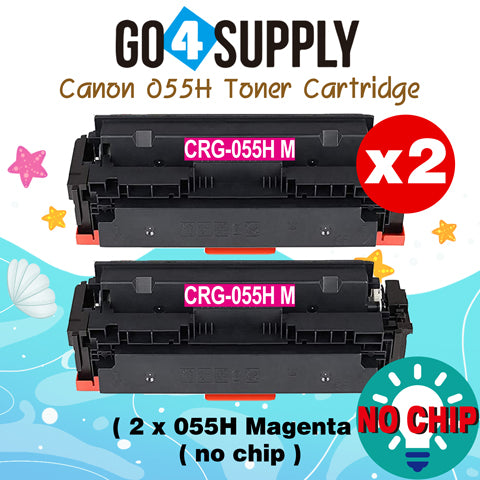 Compatible CANON (High-Yield Page) Magenta CRG055H (NO CHIP) CRG-055H Toner Cartridge Used for Canon i-SENSYS MF741Cdw; i-SENSYS MF745Cdw;  i-SENSYS MG743Cx