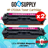 Compatible HP Magenta (NO CHIP) CF206A W2113A 206A Toner Cartridge Replacement for HP Color LaserJet Pro MFP M283fdw/M283fdn; M255dw/M255nw