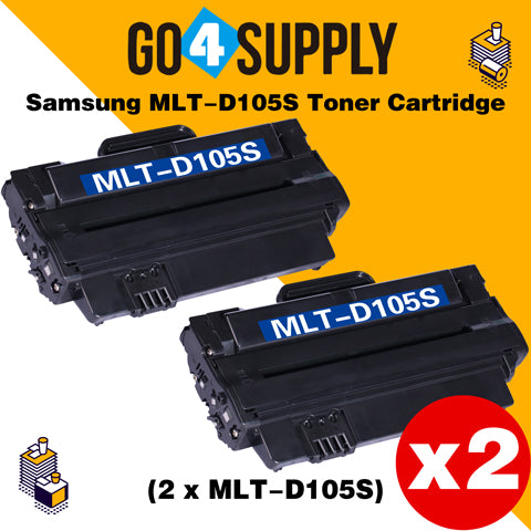 Compatible 105S D105S MLT-D105S Toner Cartridge Replacement for Samsung ML-1916K/ 1915K/ 1910K / 2525K/ 2580NK/ 2540/ 2525/ 2525W, SCX-4600/ 4623F, SF-650/ 650P, CF-650/ 650F,  SCX-4610K/ 4605K/ 1600K/ 4623K/ 4623FK/ 4623FN