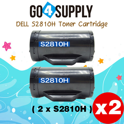 Compatible (6,000 Yield) Dell 2810 593-BBMF 47GMH Toner Cartridge Replacement for S2810dn H815dw S2815dn Printer