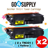Compatible Brother Yellow TN331 TN-331 Toner Cartridge Used for HL8250CDN/L8350CDW/L8400CDN/L8600CDW/L8850CDW