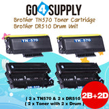 Compatible Combo Set (Drum + Toner) TN570 TN-570 Toner Cartridge with DR510 DR-510 Drum Unit Used for Brother HL1030/1435/1230/1440/1240/1450/1250/1470n; MFC8500/8600/8700; DCP1200/1400 Printer