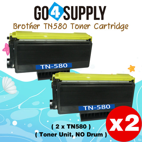 Compatible (Toner Only) Black TN-580 TN580 Toner Cartridge Used for Brother HL5240/5250DN/5250DNT/5270/5280DW; MFC8460N/8860DN; DCP8060/8065DN; HL-5340D/5350DN/5380DN/MFC-8480DN Printer