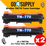Compatible  Brother TN770 TN-770 Toner Cartridge Used for Brother HL-L2370DW, HL-L2370DW XL, MFC-L2750DW, MFC-L2750DW XL Printer