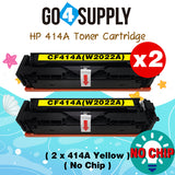 Compatible HP Yellow W2022A CF414A (NO CHIP) Toner Cartridge Used for Color LaserJet Pro M454dn/M454dw; MFP M479dw/M479fdn/M479fdw/M454nw; Enterprise M455dn/ MFP M480f/ MFP M480f; Color LaserJet Managed E45028