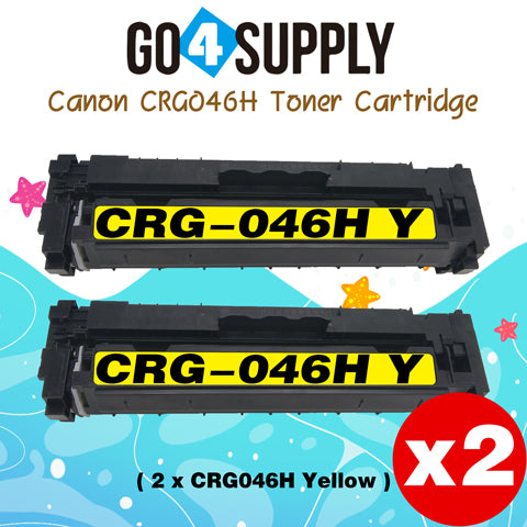 Compatible (High-Yield) Yellow CANON CRG046H Toner Cartridge Used for Color imageCLASS LBP654Cdw/MF735Cdw/MF731Cdw/MF733Cdw, Color i-SENSYS LBP654Cx/653Cdw/MF732Cdw/734Cdw/735Cx; Satera MF731Cdw/LBP654C/LBP652C/LBP651C/MF735Cdw/MF733Cdw