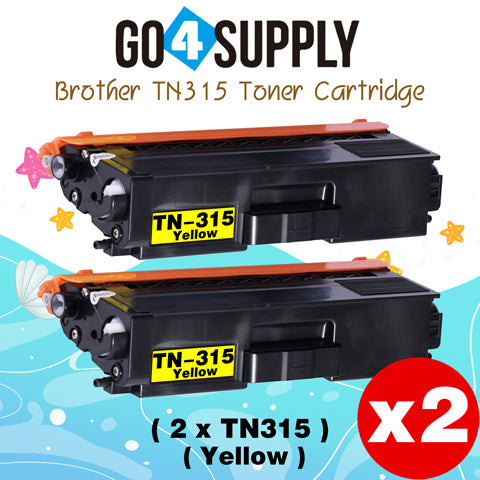 Compatible Brother Yellow TN-315 TN315 Toner Cartridge Used for Brother HL-4140CN HL-4150CDN HL-4570CDWT HL-4570CDW MFC-9460CDN MFC-9560CDW DCP-9055CDN DCP-9270CDN Printers