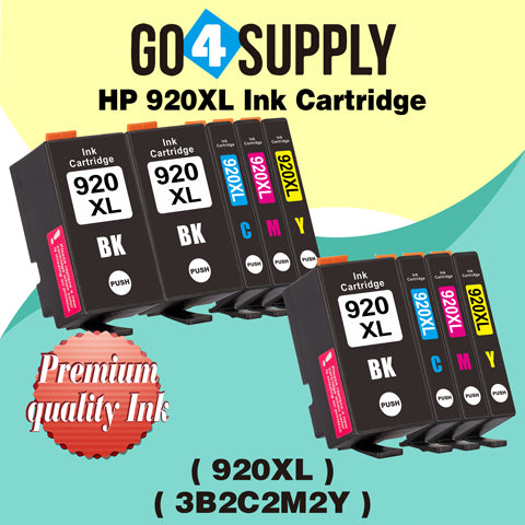 Compatible Set HP 920xl (BCMY) Ink Cartridge Used for HP Officejet 6000 /6500 /6500 Wireless/6500A /7000/7500/7500A Printers