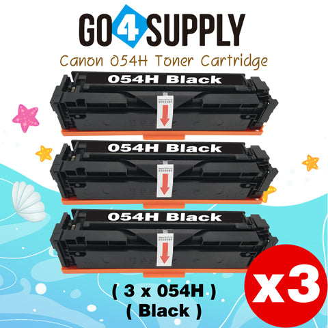 Compatible CANON Black CRG054H Toner Cartridge CRG-054H Used for i-SENSYS LBP621Cw/LBP623Cw/MF641Cw/MF643Cdw/MF645Cx; Color imageCLASS MF642Cdw/MF641Cw/MF644Cdw/LBP622Cdw