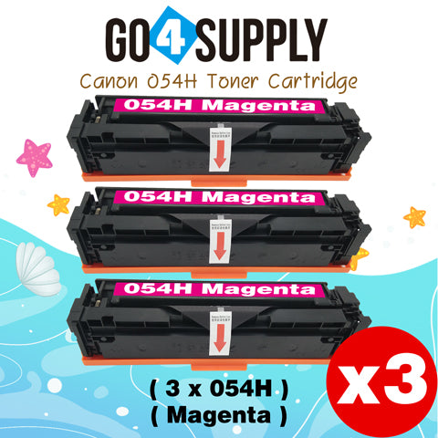 Compatible CANON Magenta CRG054H Toner Cartridge CRG-054H Used for i-SENSYS LBP621Cw/LBP623Cw/MF641Cw/MF643Cdw/MF645Cx; Color imageCLASS MF642Cdw/MF641Cw/MF644Cdw/LBP622Cdw