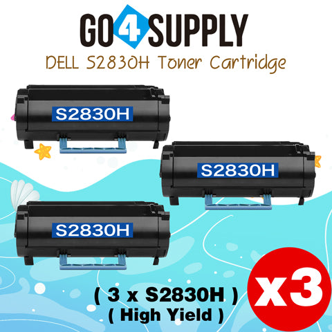 Compatible (8,500 Yield) Dell 2830 593-BBYP Toner Cartridge Replacement for S2830dn Printer