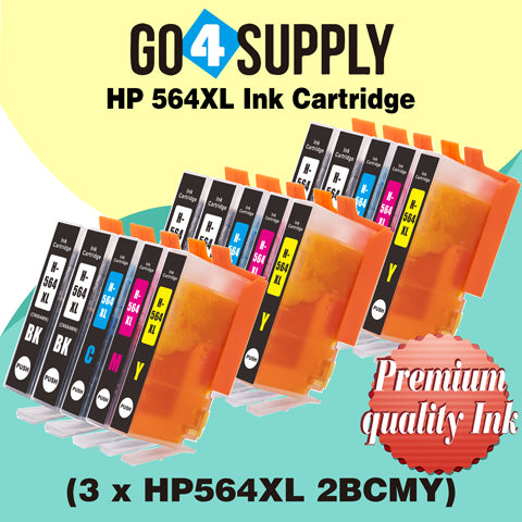 Compatible Set Combo HP 564xl Ink Cartridge Used for Photosmart D5445/D5460/D5463/D5468/C5324/C5370/C5373/C5380/C5383/C5388/C5390/C5393/C6340/C6350/C6380/C6375/B8550/C6324/D5400/D7560 Printer