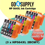 Compatible Set Combo HP 564xl Ink Cartridge Used for Photosmart Plus B209a/ B210a/B210b/B210c/B210d/B210e/Officejet 4610/4620 Printer