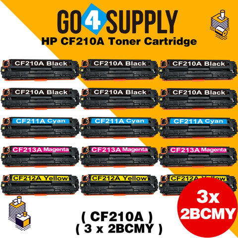 Compatible Set for HP CF210A Toner Cartridge Used for HP LaserJet Pro 200 color M251n/ 251nw/ 251MFP/ M276n/nw Printer