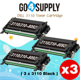 Compatible Black Dell 3110 Toner Cartridge Replacement for 310-8092 Used for Dell 3110cn, 3115cn, 3110, 3115 Print