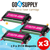 Compatible Magenta Dell 3110 Toner Cartridge Replacement for 310-8096 Used for Dell 3110cn, 3115cn, 3110, 3115 Print