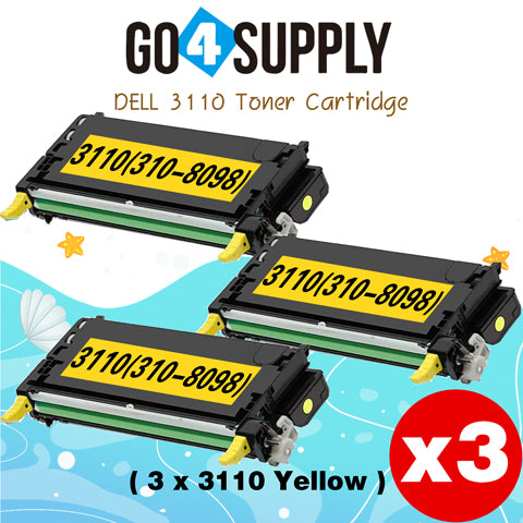 Compatible Dell 3110CN 3115CN 3110 3115 310-8098 Yellow Toner Cartridge Used for DELL 3115 3115cn 3110cn Printers