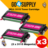 Compatible Magenta Dell 3115 Toner Cartridge Replacement for 310-8096 Used for Dell 3110cn, 3115cn, 3110, 3115 Print