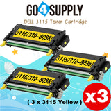 Compatible Yellow Dell 3115 Toner Cartridge Replacement for 310-8094 Used for Dell 3110cn, 3115cn, 3110, 3115 Printers