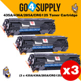 Compatible Canon Cartridge 125 CRG-125 Toner Cartridge Replacement for Canon LBP6018L/6018W, iC MF3010 Printers