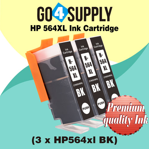 Compatible Black HP 564xl Ink Cartridge Used for Photosmart premium C309a/C309g/C309n/C310a/C310b/C310c/C410a/C410b/C410d; Photosmart eStation C510a/Deskjet 3070A/3520/3521/3522/3526 Printer