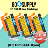 Compatible Cyan HP 564xl Ink Cartridge Used for Photosmart D5445/D5460/D5463/D5468/C5324/C5370/C5373/C5380/C5383/C5388/C5390/C5393/C6340/C6350/C6380/C6375/B8550/C6324/D5400/D7560 Printer