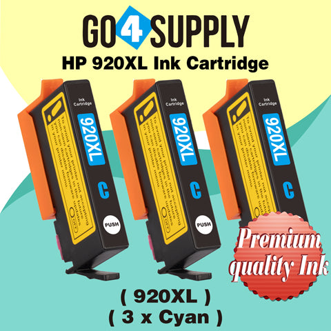 Compatible Cyan HP 920xl Ink Cartridge Used for HP Officejet 6000 /6500 /6500 Wireless/6500A /7000/7500/7500A Printers