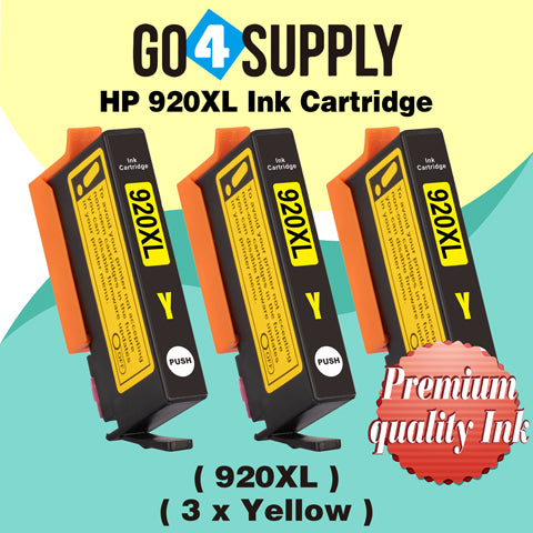 Compatible Yellow HP 920xl Ink Cartridge Used for HP Officejet 6000 /6500 /6500 Wireless/6500A /7000/7500/7500A Printers