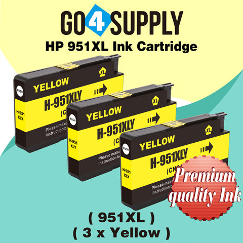 Compatible Yellow HP 951xl Ink Cartridge Used for HP Officejet Pro 251dw/276dw/8100/8600/8610/8620/8630/8640/8650/8660/8615/8616/8625 Printer