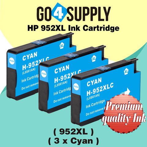Compatible Cyan HP 952xl Ink Cartridge Used for HP OfficeJet Pro 7720/7740/8210/8216/8702/8710/8715/8720/8725/8730/8740 All-in-One Printer