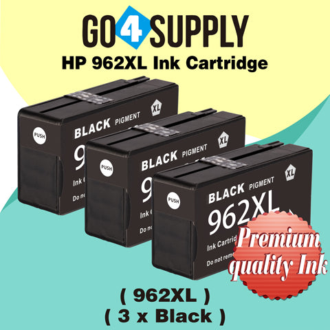 Compatible BLACK HP 962XL Ink Cartridge Used for OfficeJet Pro 9010/9012/9013/9014/9015/9016/9018/9019/9020/9022/9023/9025/9026/9027/9028/9029