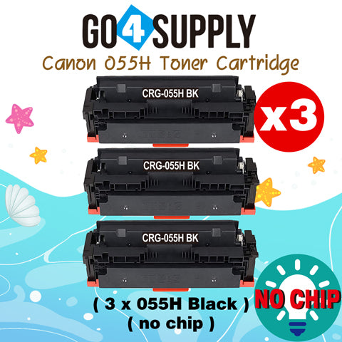 Compatible CANON (High-Yield Page) Black CRG055H (NO CHIP) CRG-055H Toner Cartridge Used for Canon i-SENSYS MF741Cdw; i-SENSYS MF745Cdw;  i-SENSYS MG743Cx