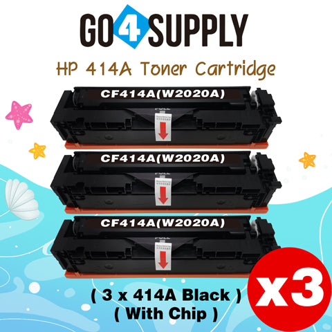 Compatible HP Black W2020A CF414A (WITH CHIP) Toner Cartridge Used for Color LaserJet Pro M454dn/M454dw; MFP M479dw/M479fdn/M479fdw/M454nw; Enterprise M455dn/ MFP M480f/ MFP M480f; Color LaserJet Managed E45028