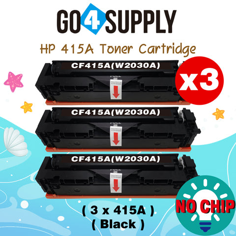 Compatible HP Black W2030A CF415A (NO CHIP) Toner Cartridge Used for Color LaserJet Pro M454dn/M454dw; MFP M479dw/M479fdn/M479fdw/M454nw; Enterprise M455dn/MFP M480f; Color LaserJet Managed E45028