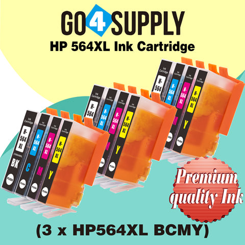 Compatible Set Combo HP 564xl Ink Cartridge Used for Photosmart D5445/D5460/D5463/D5468/C5324/C5370/C5373/C5380/C5383/C5388/C5390/C5393/C6340/C6350/C6380/C6375/7520/D7560/B8550/C6324/D5400/D7560/B110c Printer