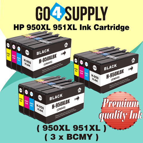 Compatible Set Combo HP 950xl 951xl Ink Cartridge Used for HP Officejet Pro 251dw/276dw/8100/8600/8610/8620/8630/8640/8650/8660/8615/8616/8625 Printer