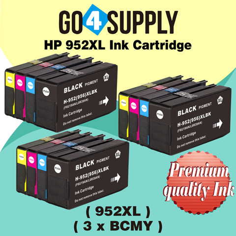 Compatible Set Combo HP 952xl Ink Cartridge Used for HP OfficeJet Pro 7720/7740/8210/8216/8702/8710/8715/8720/8725/8730/8740 All-in-One Printer