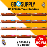 Compatible Set HP 350 CF350A CF351A CF352A CF353A Toner Cartridge Used for HP Laserjet Pro M176/m176fn/M177/177FW Printer