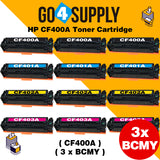 Compatible Set Combo HP 201A CF400A CF401A CF402A CF403A Toner Cartridge Used for HP Color LaserJet Pro M252dn/252n; Color LaserJet Pro MFP M277dw/277n; Color LaserJet Pro MFP M274n Printers