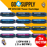 Compatible Set Combo HP 410X CF410X CF411X CF412X CF413X Toner Cartridge Used for Color LaserJet Pro M452dw/452dn/452nw, Color LaserJet Pro MFPM477fnw/M477fdn/M477fdw, Color LaserJet Pro MFP M377dw Printers