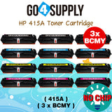 Compatible HP Set Combo W2030A W2031A W2032A W2033A CF415A (BCMY, NO CHIP) Toner Cartridge Used for Color LaserJet Pro M454dn/M454dw; MFP M479dw/M479fdn/M479fdw/M454nw; Enterprise M455dn/MFP M480f; Color LaserJet Managed E45028