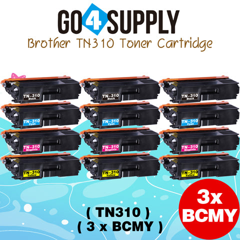 Compatible Combo Set Brother TN-310 TN310 (BCMY) Toner Cartridge Used for Brother HL-4140CN HL-4150CDN HL-4570CDWT HL-4570CDW Printers