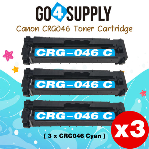 Compatible (Standard-Yield) Cyan CANON CRG046 CRG-046 Toner Cartridge Used for Color imageCLASS LBP654Cdw/MF735Cdw/MF731Cdw/MF733Cdw; Color i-SENSYS LBP654Cx/653Cdw/MF732Cdw/734Cdw/735Cx; Satera MF731Cdw/LBP654C/LBP652C/LBP651C/MF735Cdw/MF733Cdw