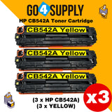 Compatible HP Yellow CB542A Toner Cartridge Used for HP Color laserJet CM1300MFP/ CM1312MFP Series/ CM1312cb /eb/wb/ci/ei/wi/nfi MFP Printer