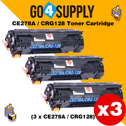 Compatible HP 78A 278A CE278A Toner Cartridge Universal with Canon Cartridge 128 CRG-128 Replacement for Canon Satera MF4890dw/MF4870dn/MF4750/MF4830d/MF4820d/MF4580dn/MF4570dn/MF4550d/MF4450/MF4430/MF4410/MF4420n
