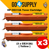 Compatible Yellow HP 312 CE312A 312A Toner Cartridge Used for HP  Laserjet Pro CP1020/ 1021/ 1022/ 1023/ 1025; CP 1026/ 1027/ 1028nw; 100 M175a/b/c/nw/p/q/R; 200 color MFP M275nw/s/t/u Printer