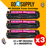 Compatible HP Magenta CE323A Toner Cartridge Used for HP LaserJet CP1521/1522/1523/1525n; Pro CP1525/1526/1527/1528nw; Pro CM1411/1412/1413/1415fn; Pro CM1415/1416/1417/1418fnw Printer