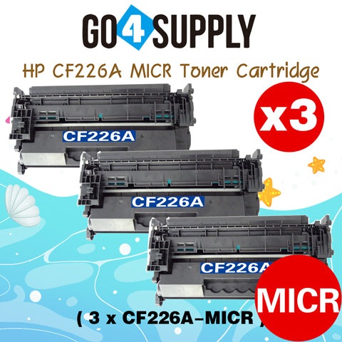 Compatible (Standard Yield) HP Micr Toner Cartridge CF226A 226A Used for LaserJet Pro MFP M426dw/M426fdn/M426fdw; LaserJet Pro M402dn/M402n/M402dw/M402d Printers