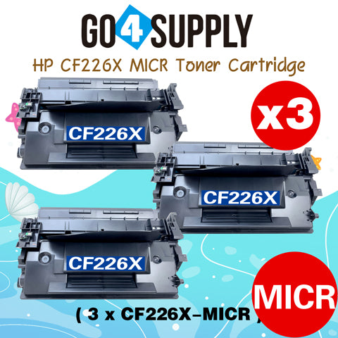 Compatible (High Yield) HP Micr Toner Cartridge CF226X 226X Used for LaserJet Pro MFP M426dw/M426fdn/M426fdw; LaserJet Pro M402dn/M402n/M402dw/M402d Printers