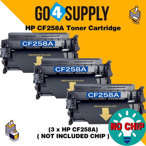 Compatible (NO CHIP) HP 258A CF258A 58A Toner Cartridge Used for HP LaserJet Pro M404n/M404dn/M404dw; MFP M428dw/M428fdn/M428fdw Printer